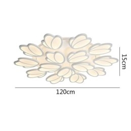 Moderne plafondlamp met tulp als decoratieve verlichting