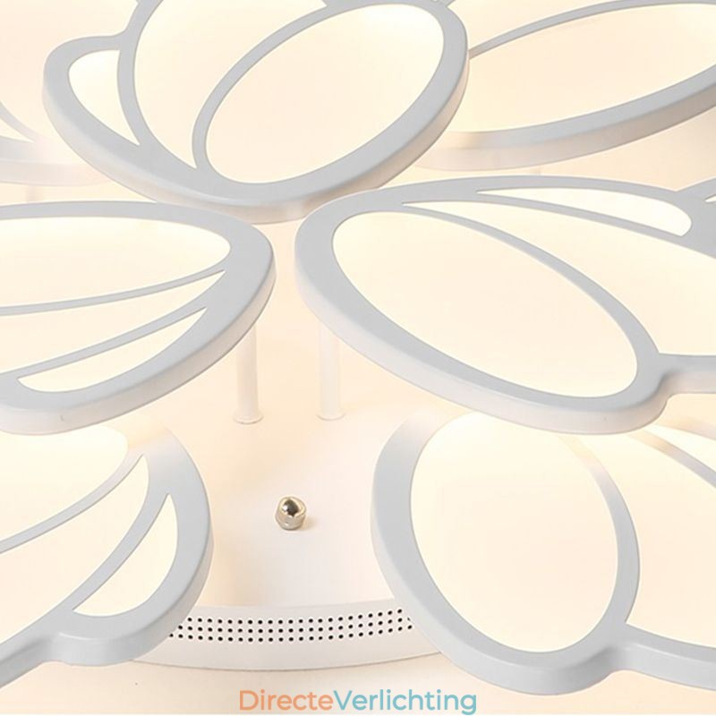 Moderne plafondlamp met tulp als decoratieve verlichting