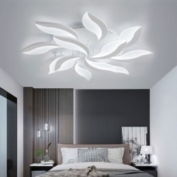 Plafondlamp met acryl bloemblaadjes