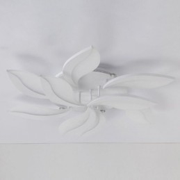 Plafondlamp met acryl bloemblaadjes