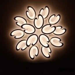 Bloemvormige plafondlamp met plafondbevestiging