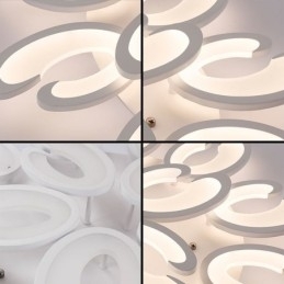 Bloemvormige plafondlamp met plafondbevestiging