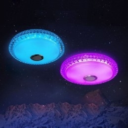 Plafondlamp met afstandsbediening via APP, Bluetooth-muziekluidsprekerlamp