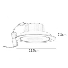 Downlight Bluetooth Muziek Luidspreker Lamp Mobiele Telefoon Slimme Plafondlamp