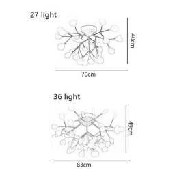 Nordic Minimalistische Plafondlamp Decoratieve Verlichtingsarmatuur