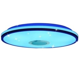 Kleurrijke plafondlamp met Bluetooth-muziekluidspreker en timingfunctie
