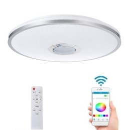 Kleurrijke plafondlamp met Bluetooth-muziekluidspreker en timingfunctie