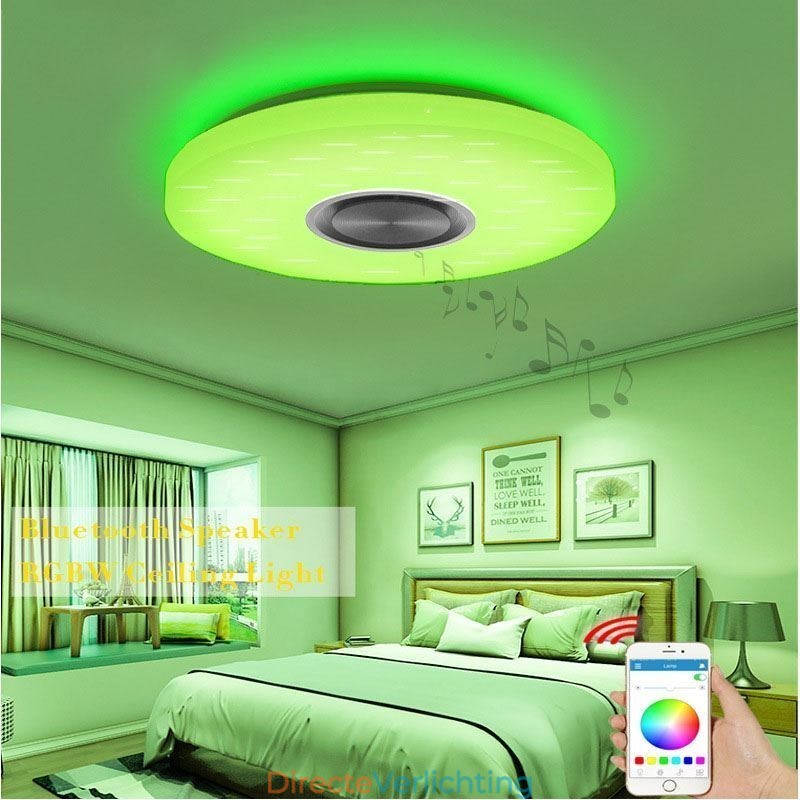 Inbouw decoratieve lamp met afstandsbediening via APP, Bluetooth-muziekluidsprekerlamp