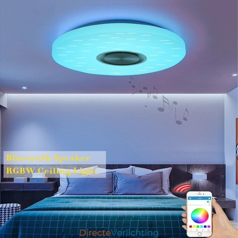 Inbouw decoratieve lamp met afstandsbediening via APP, Bluetooth-muziekluidsprekerlamp