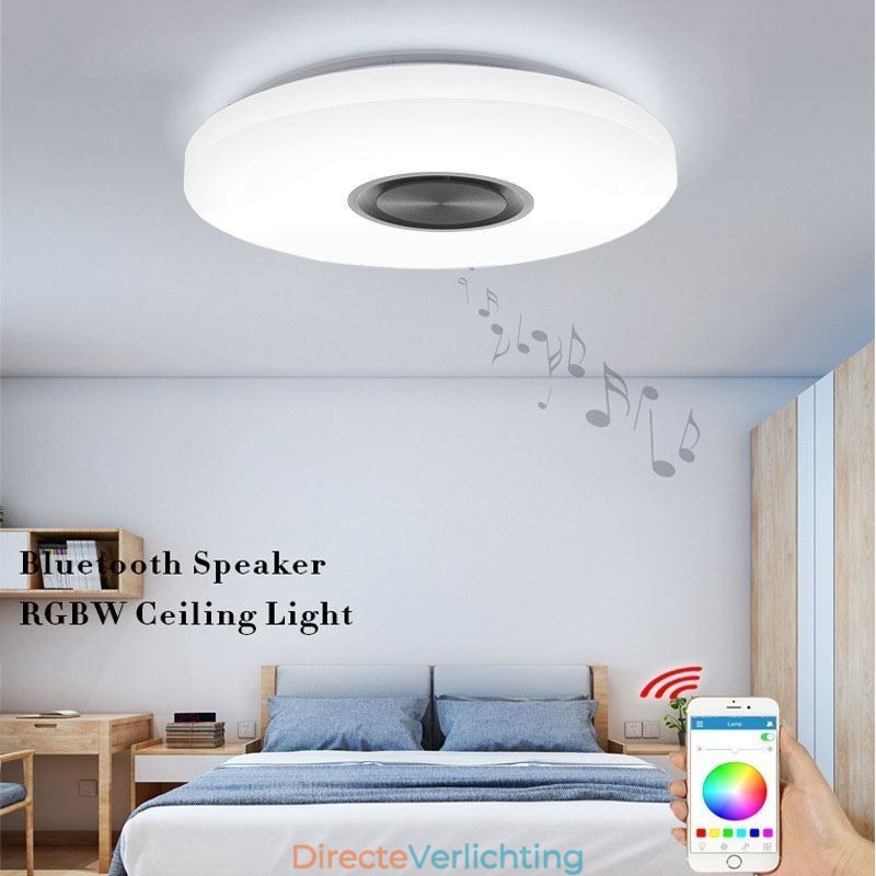 Inbouw decoratieve lamp met afstandsbediening via APP, Bluetooth-muziekluidsprekerlamp