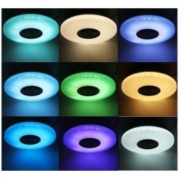 Inbouw decoratieve lamp met afstandsbediening via APP, Bluetooth-muziekluidsprekerlamp
