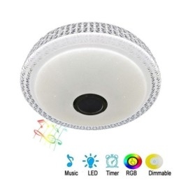 Plafondlamp Decoratieve lamp Afstandsbediening APP-bediening Bluetooth Muziek Luidspreker Inbouw