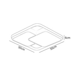 Moderne geometrische plafondlamp met acryl decoratielamp