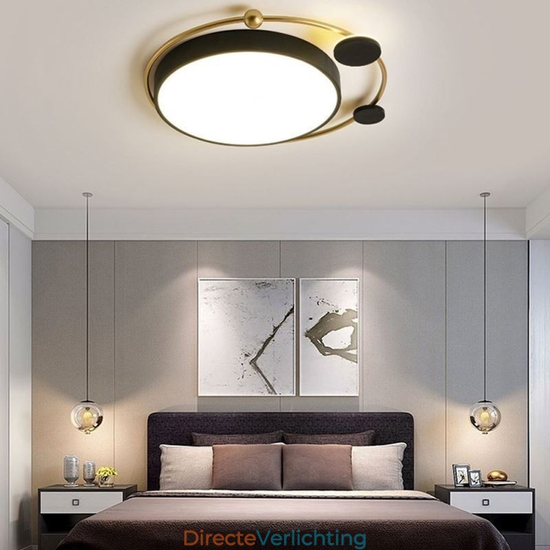 Moderne plafondlamp met cirkelvormige plafondlamp van acryl