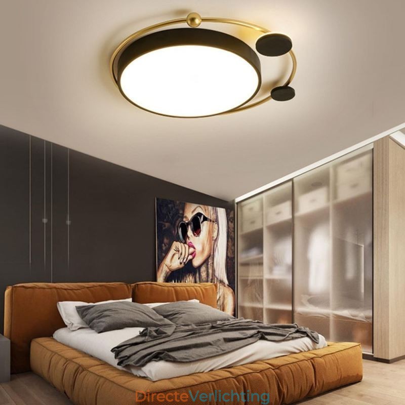 Moderne plafondlamp met cirkelvormige plafondlamp van acryl