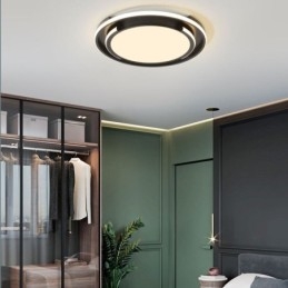 Moderne minimalistische plafondlamp met ronde plafondbevestiging