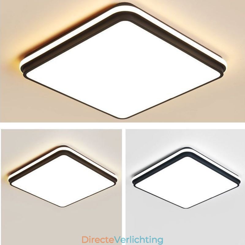Minimalistische vierkante plafondlamp met moderne acrylverlichting
