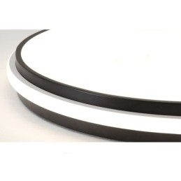 Minimalistische ronde plafondlamp met inbouwmontage, moderne acrylverlichting