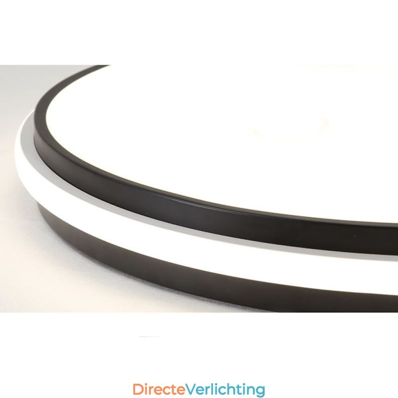 Minimalistische ronde plafondlamp met inbouwmontage, moderne acrylverlichting