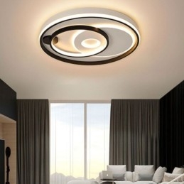 Overlappende ronde plafondlamp met inbouw, moderne acryllamp