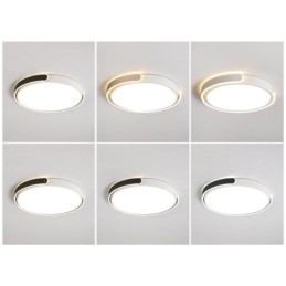 Ronde plafondlamp van acryl