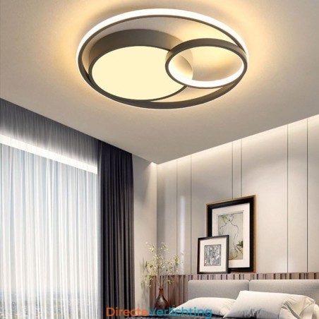 Moderne ronde plafondlamp met inbouwmontage Moderne ronde plafondlamp met inbouwmontage