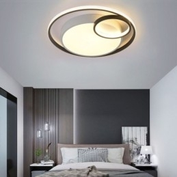 Moderne ronde plafondlamp met inbouwmontage