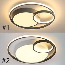 Moderne ronde plafondlamp met inbouwmontage