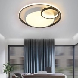 Moderne ronde plafondlamp met inbouwmontage