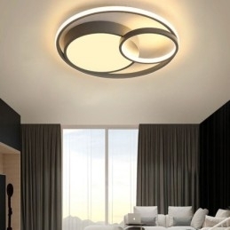 Moderne ronde plafondlamp met inbouwmontage