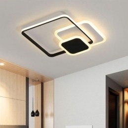 Vierkante Frames Flush Mount Decoratieve Plafondlamp