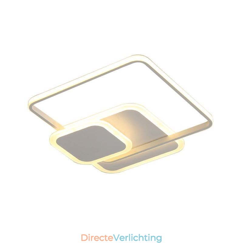 Vierkante Frames Flush Mount Decoratieve Plafondlamp