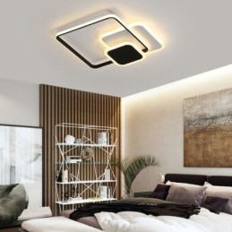 Vierkante Frames Flush Mount Decoratieve Plafondlamp