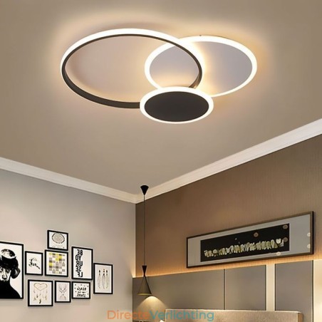 Ronde plafondlamp van acryl, moderne plafondlamp met inbouwmontage Ronde plafondlamp van acryl, moderne plafondlamp met inbouwmontage