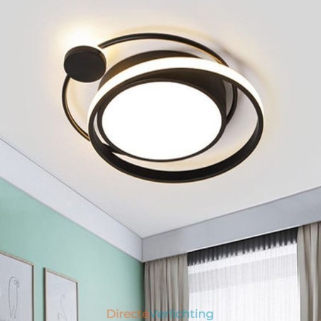 Moderne ronde plafondlamp met inbouwmontage Moderne ronde plafondlamp met inbouwmontage