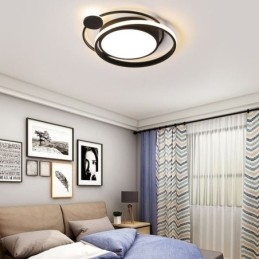 Moderne ronde plafondlamp met inbouwmontage