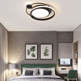 Moderne ronde plafondlamp met inbouwmontage
