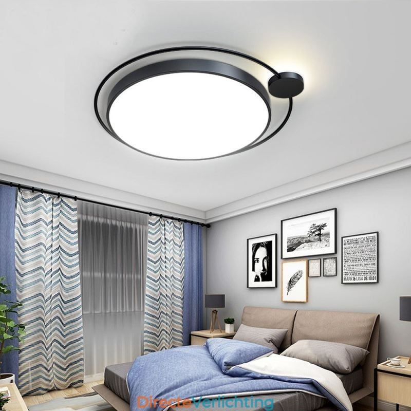 Eenvoudige stijl ronde plafondlamp van acryl