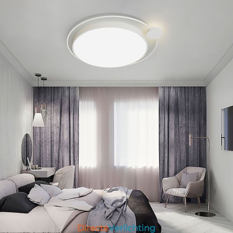 Eenvoudige stijl ronde plafondlamp van acryl