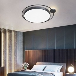 Eenvoudige stijl ronde plafondlamp van acryl