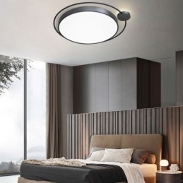 Eenvoudige stijl ronde plafondlamp van acryl