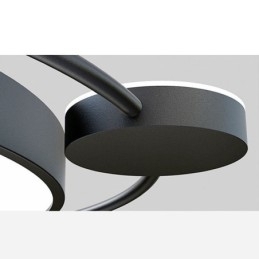 Eenvoudige stijl ronde plafondlamp van acryl