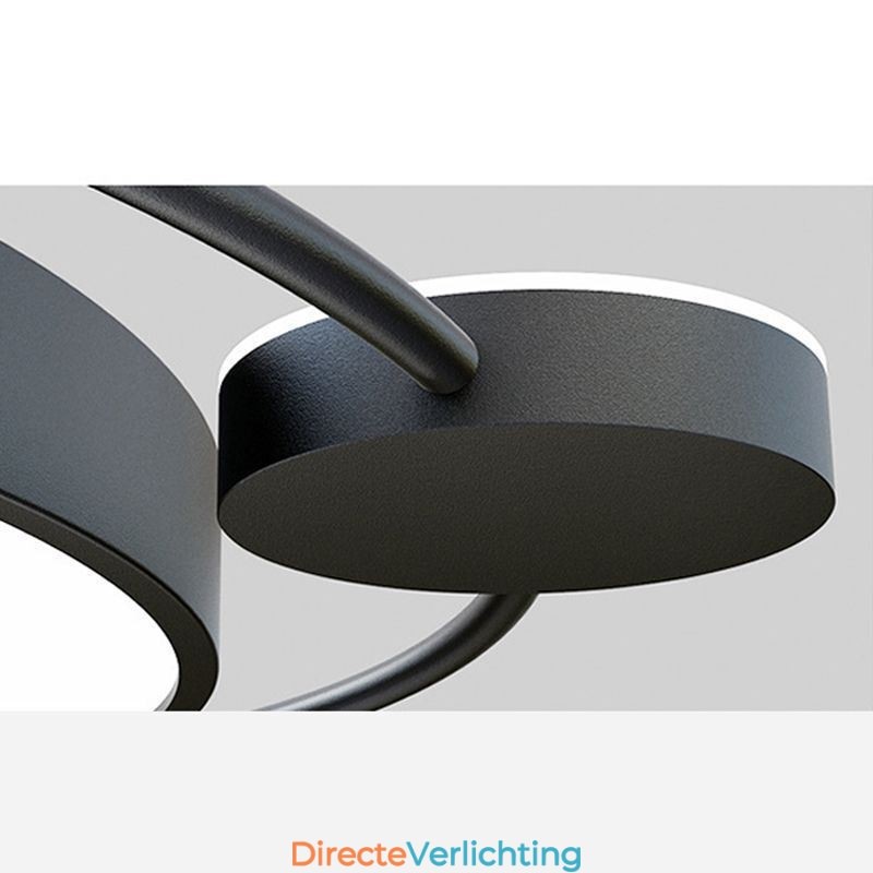 Eenvoudige stijl ronde plafondlamp van acryl