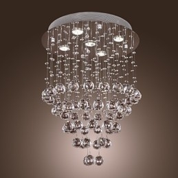 Kristallen kroonluchter met 5 lichtpunten (K9 Crystal)