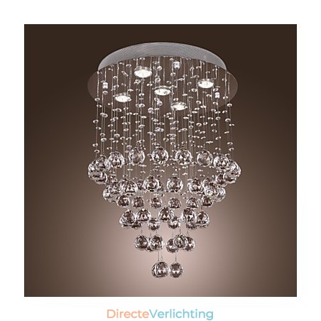 Kristallen kroonluchter met 5 lichtpunten (K9 Crystal) Kristallen kroonluchter met 5 lichtpunten (K9 Crystal)