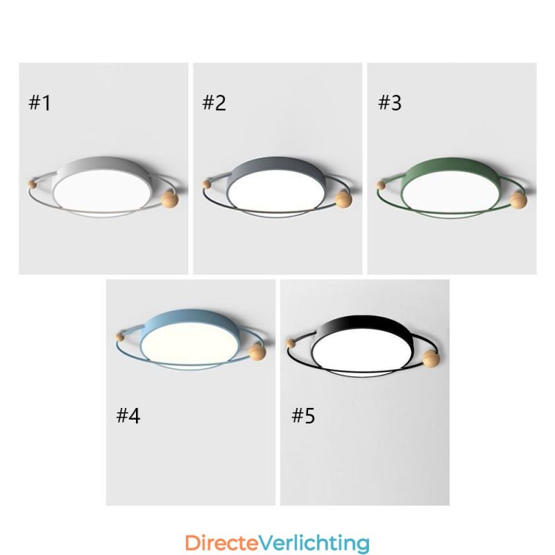 Moderne ronde plafondlamp Planet Flush Mount-lamparmatuur