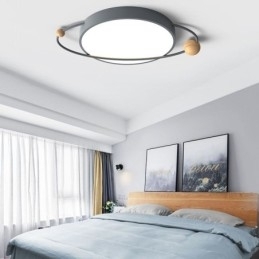 Moderne ronde plafondlamp Planet Flush Mount-lamparmatuur