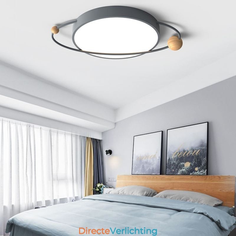 Moderne ronde plafondlamp Planet Flush Mount-lamparmatuur