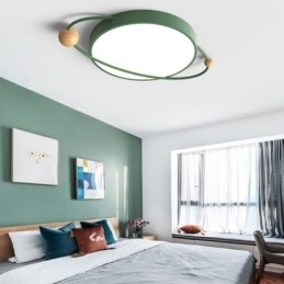 Moderne ronde plafondlamp Planet Flush Mount-lamparmatuur