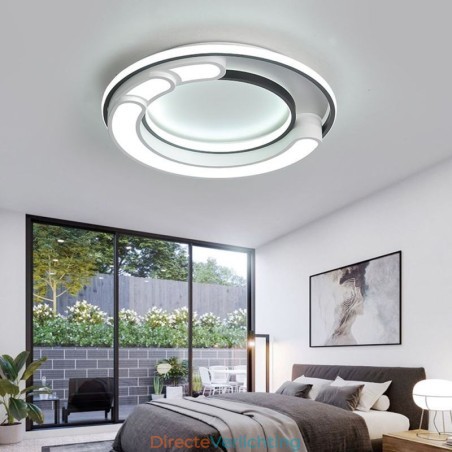 Ronde plafondlamp van acryl met inbouwmontage Ronde plafondlamp van acryl met inbouwmontage